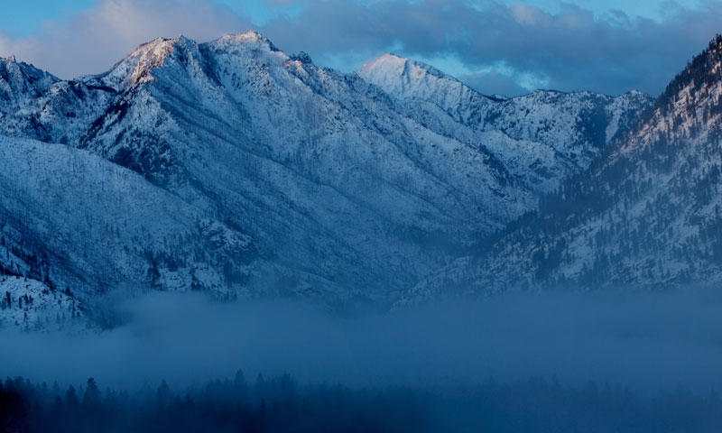 Cascade Mountains from Leavenworth