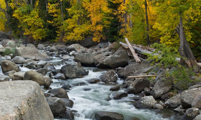 Icicle Creek in Leavenworth Washington