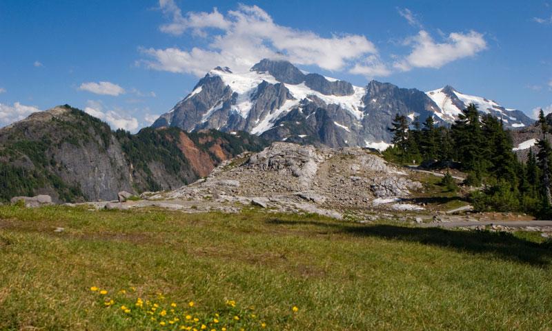 Mount Shuksan in Snoqualmie National Forest