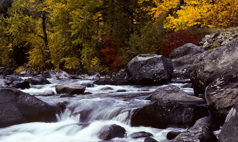 Icicle Creek in Leavenworth Washington